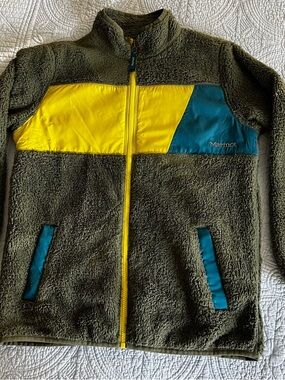 Marmot Kids' Zip Up Colorblock Fleece